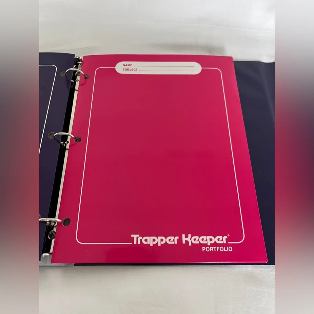 Trapper Keeper Leopard Animal Binder Retro 80s 90s Portfolio Folder Mead NEW
